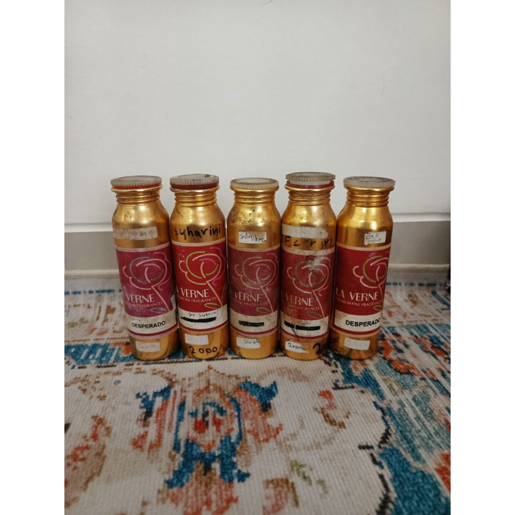 Kaleng Parfum Aluminum 100 ml bekas