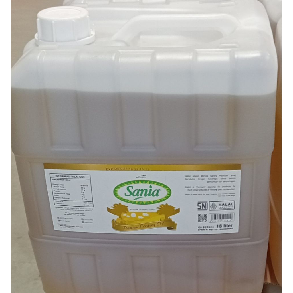 Minyak Goreng Sania 18 Liter