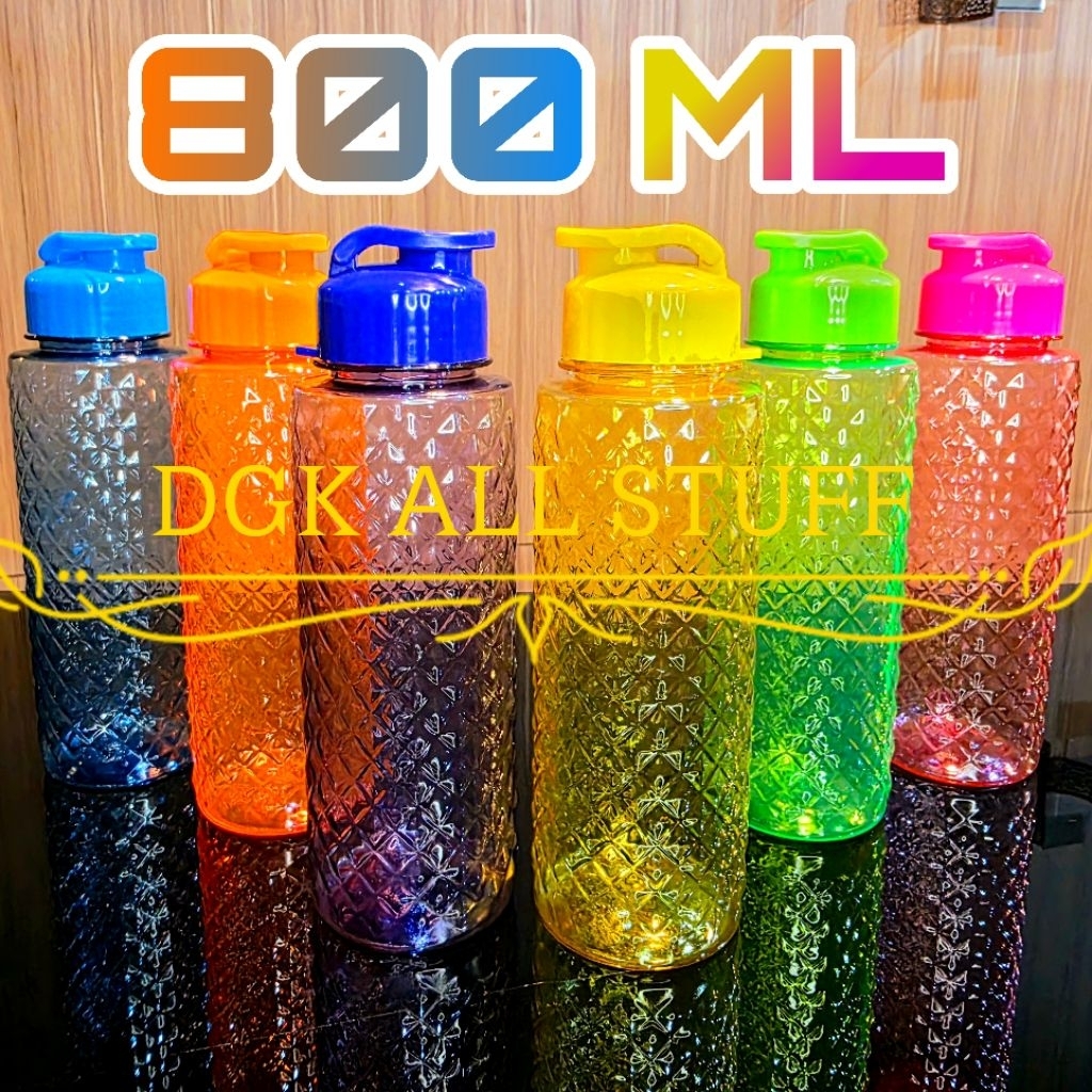 Botol Air Minum Anak Bulat Tutup Putar Drat Fliptop Flip Top Anti Bocor Tumpah Souvenir Suvenir Hadi