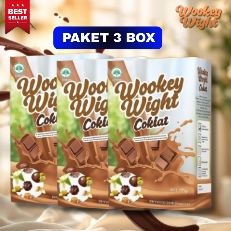 Wookey Weight Cokelat Susu Penggemuk Halal