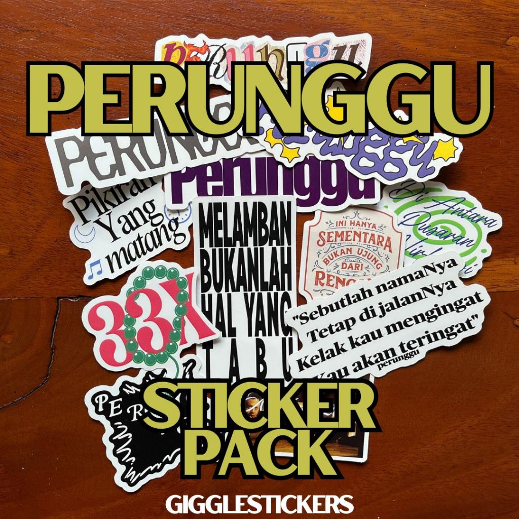 STICKER PACK BAND PERUNGGU