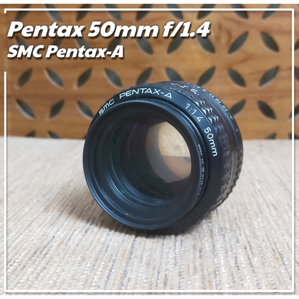 Lensa Pentax 50mm f/1.4 SMC Pentax-A Lensa Manual Focus K-Mount