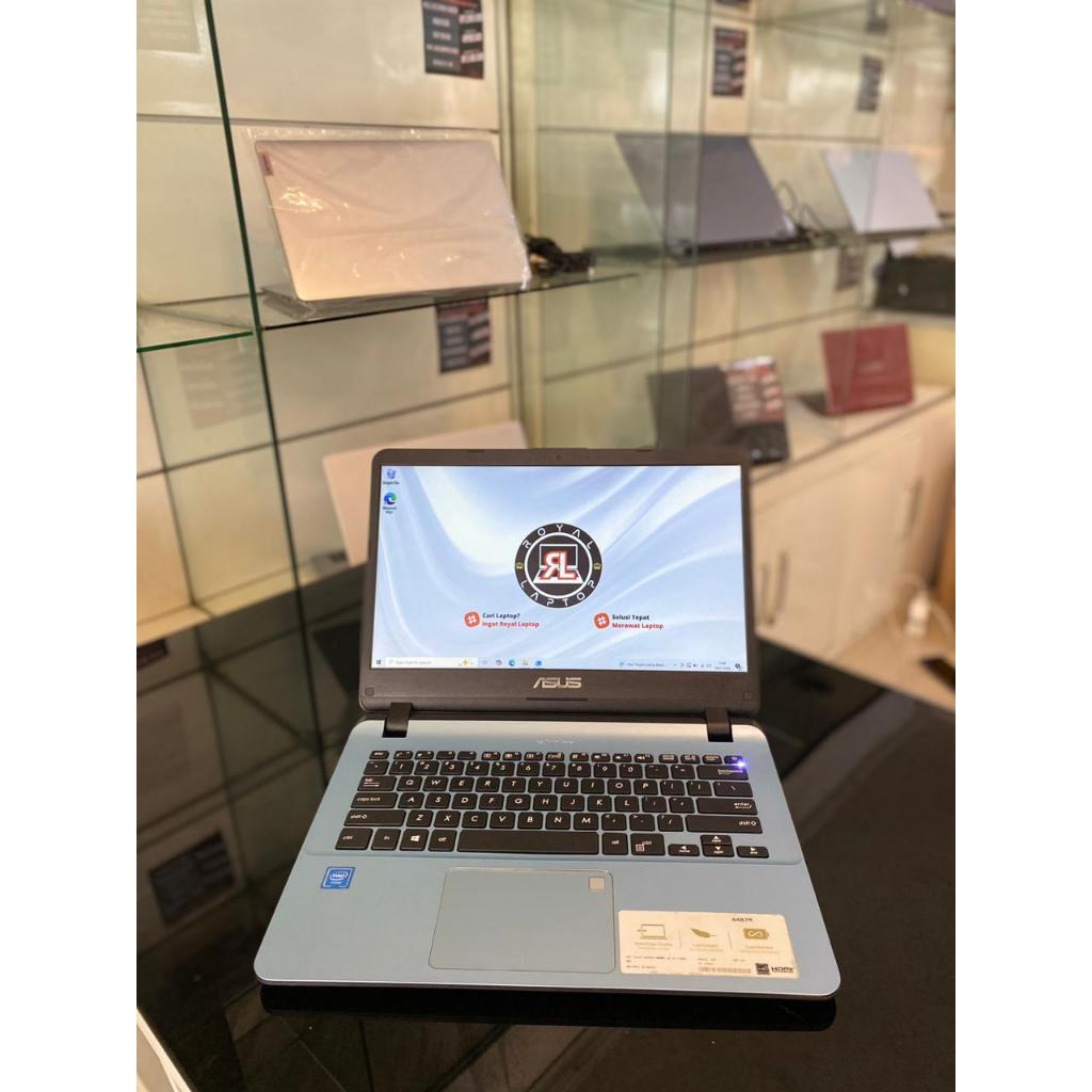 LAPTOP ASUS A407M SECOND INTEL CELERON N4000  RAM 4 GB DDR4  SSD 126 GB  INTEL UHD GRAPHICS 600  DIS