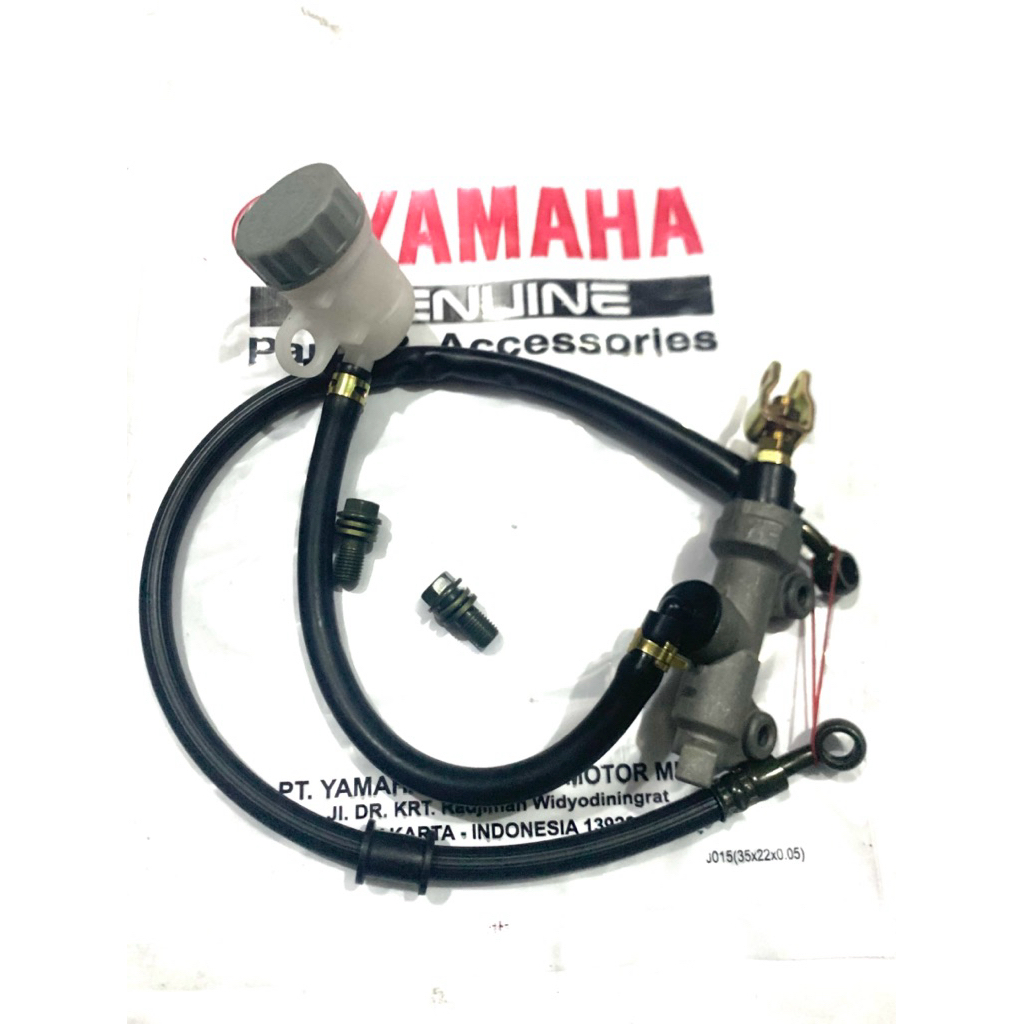 Selang Rem Belakang + Baut Selang Rem + Master Rem Set Belakang Yamaha Jupiter MX New