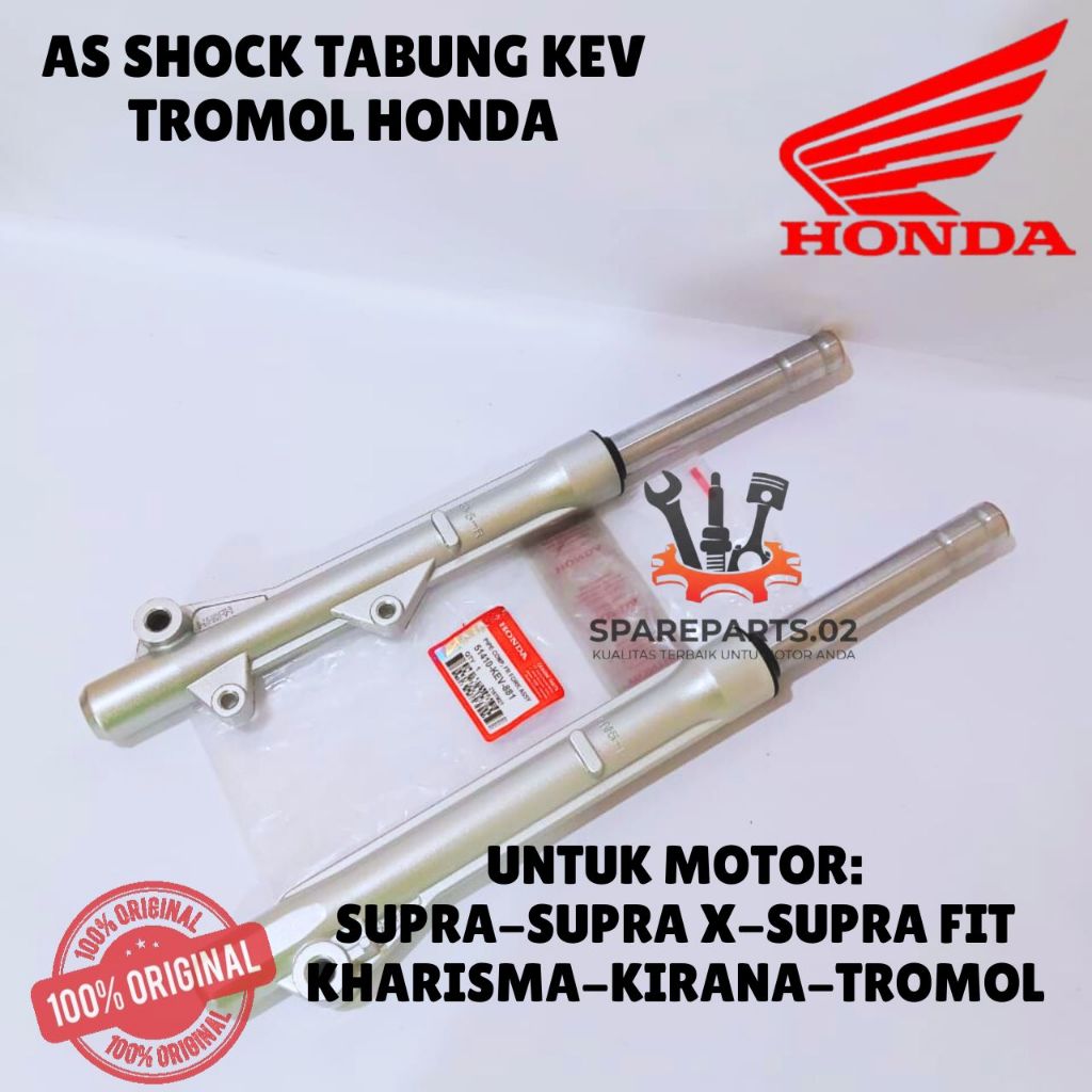 AS SHOCK TABUNG ORIGINAL HONDA KODE KEV TROMOL, AS SHOCK TABUNG SUPRA, AS SHOCK TABUNG SUPRA X, AS S