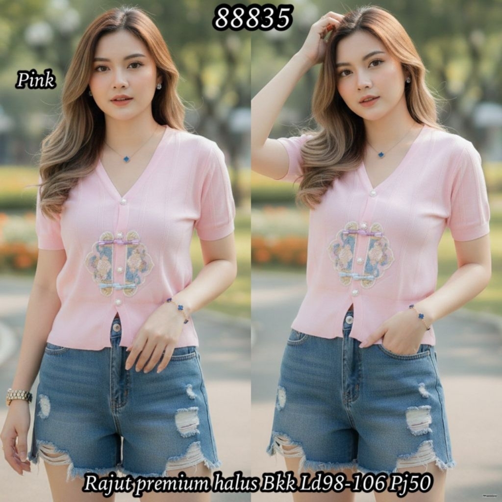 WAJIB TANYA STOCK DULU atasan katun merah, atasan merah blouse merah edisi Natal dan Imlek atasan me