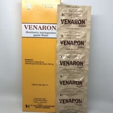 VENARON 10 KAPSUL - OBAT WASIR