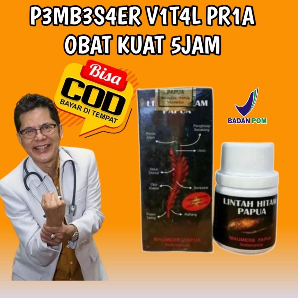 Minyak lintah hitam pembesar kelamin laki laki cepat obat kuat pria tahan lama
