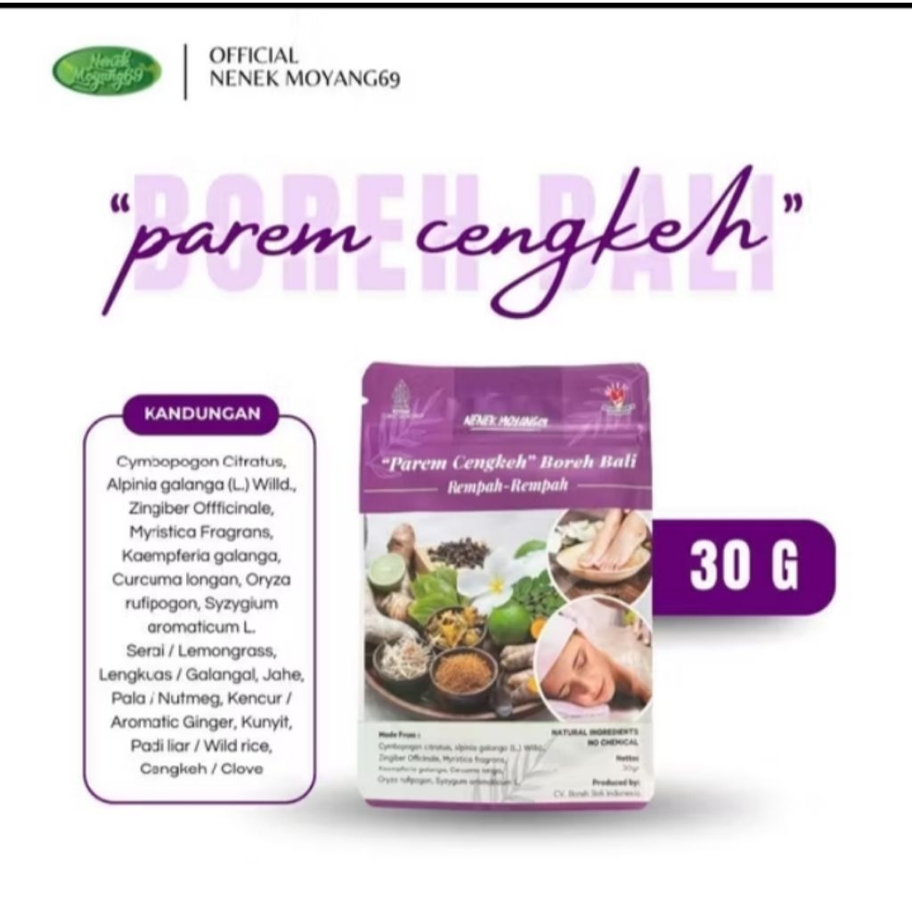 BOREH BALI PAREM CENGKEH NENEK MOYANG68