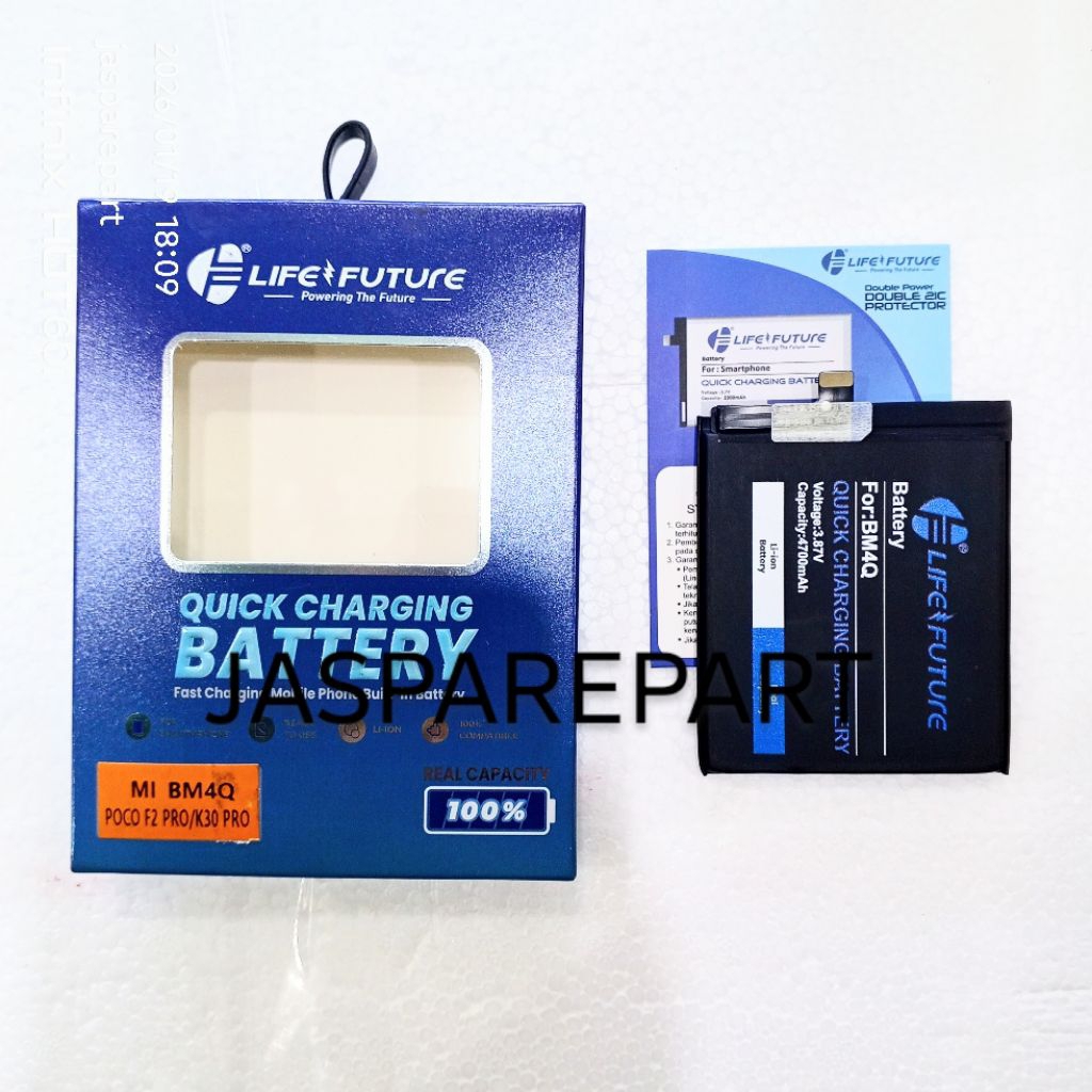 BATERAI LF POCO F2 PRO / REDMI K30 PRO DOUBLE POWER BM4Q
