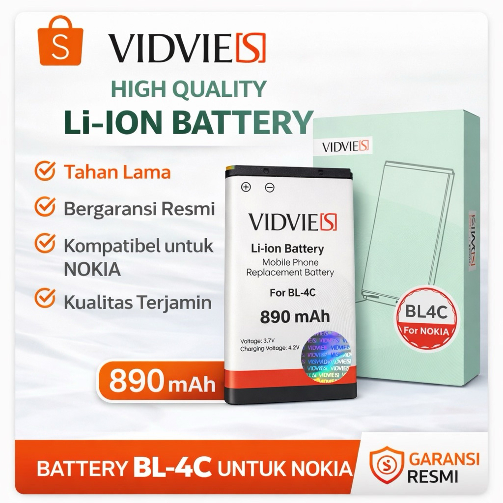 BATERAI VIDVIE NOKIA BL-4C