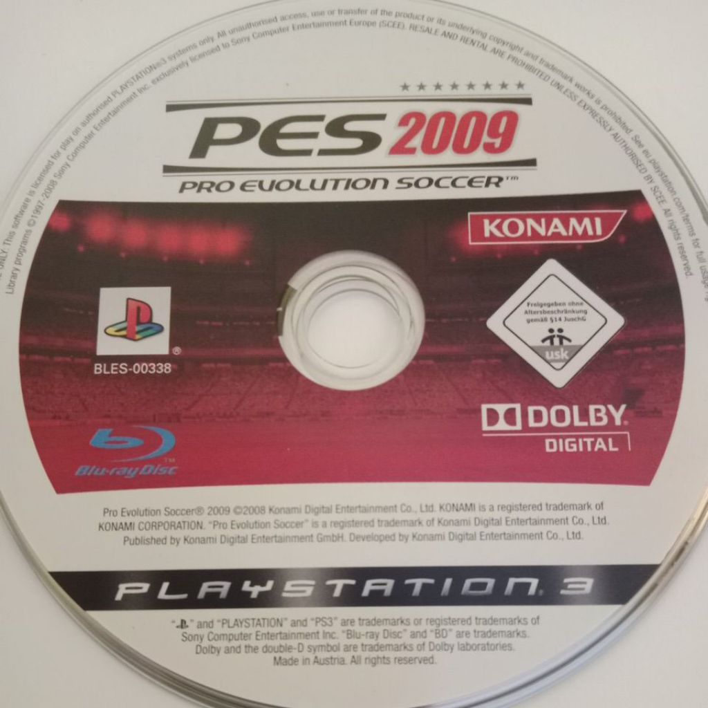 KASET PS3 PES 2009 SECOND
