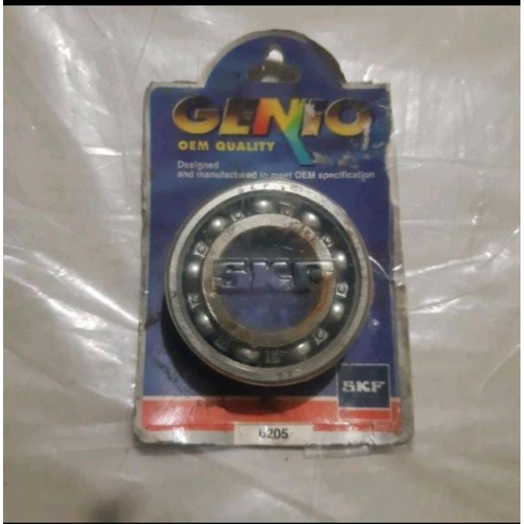 Original SKF genio 6205 laher klaker bandul as kruk crank shaft bearing krengkes special spesial eng
