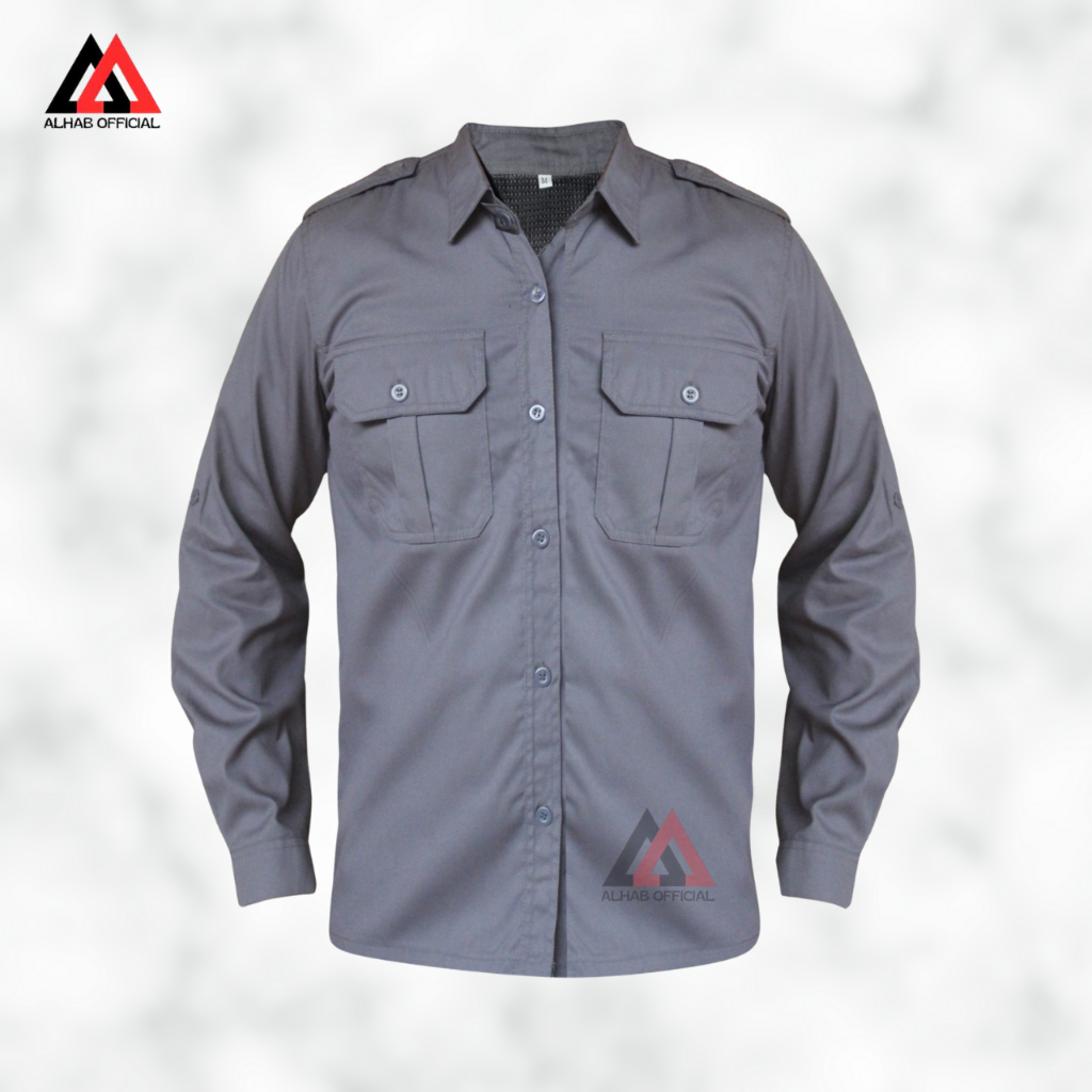 Kemeja Tactical Lengan Panjang Pria Baju PDH PDL Lapangan Outdoor Premium