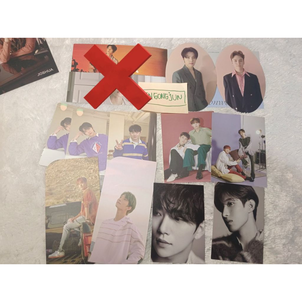 (BACA DESKRIPSI) DAPAT SEMUA Seventeen circle card mini card- set seoksoo woozi joshua dk seokmin do