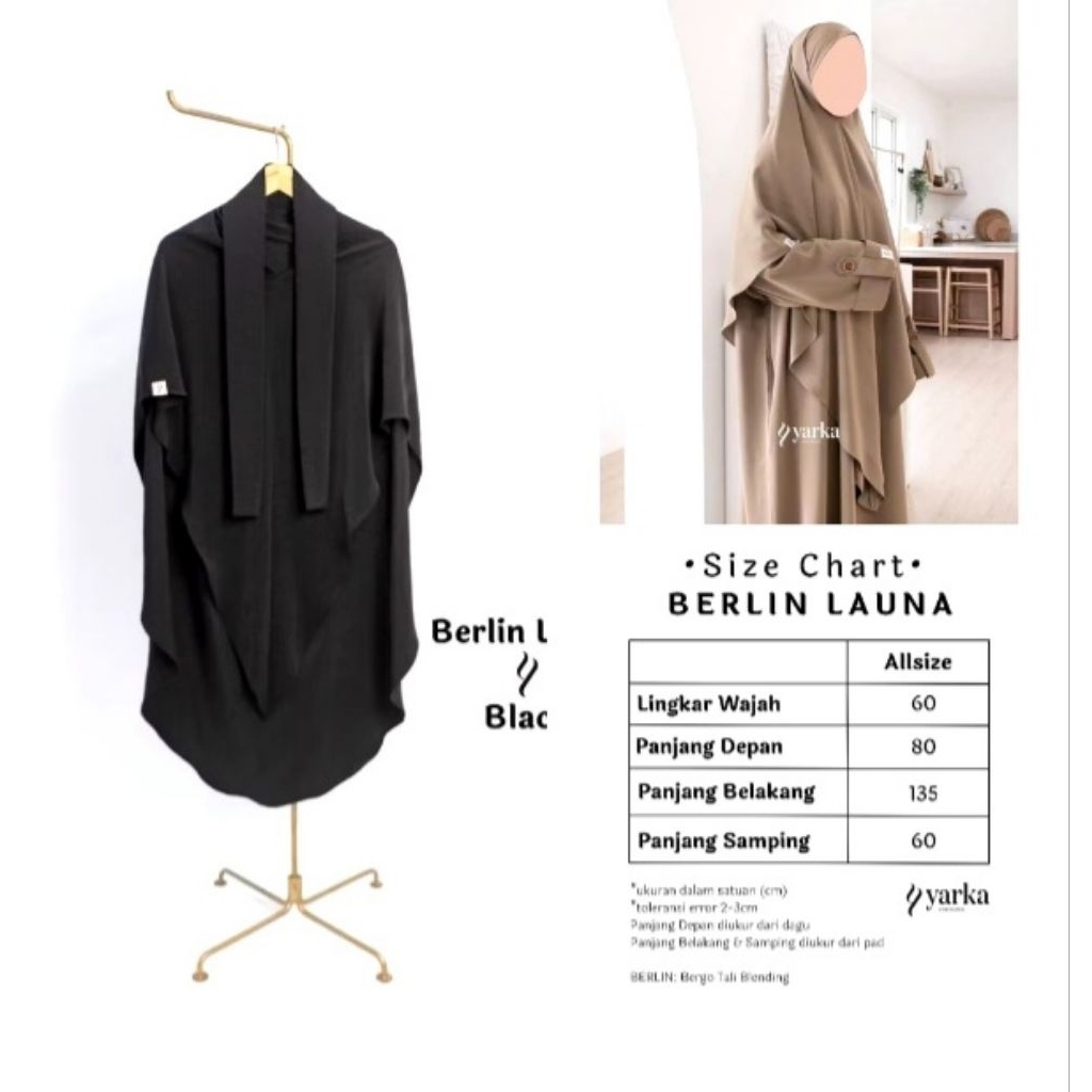 PRELOVED Berlin Launa Yarka Black