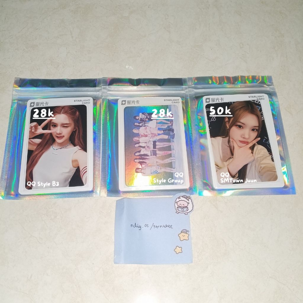 OFFICIAL PHOTOCARD QQ MUSIC HEARTS2HEARTS STYLE & QQ MUSIC SMTOWN JUUN