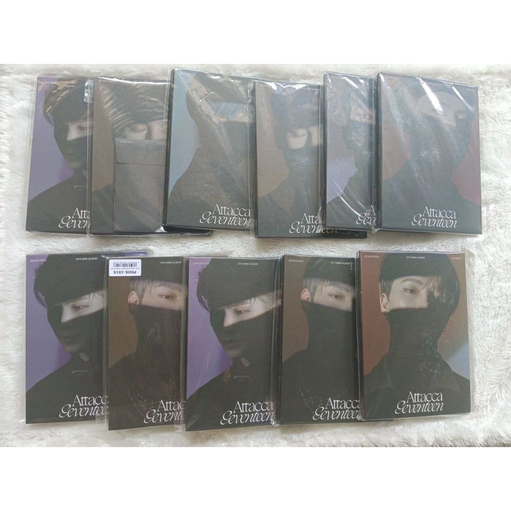 (BACA DESKRIPSI) Album attacca binder lirik cd woozi hoshi jun vernon bonon seungkwan seventeen ming