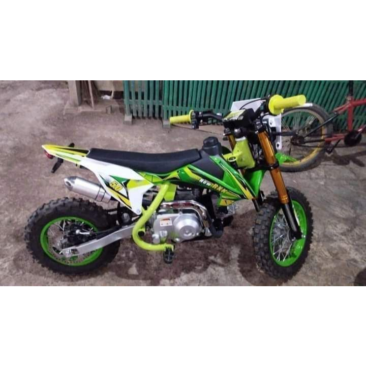 Motor Mini Trail RXK 4Tak 50cc Ring 10-12 Trail Mini Mesin 4Tak 50cc - Biru