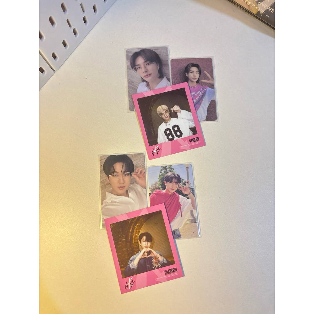 [SET] STRAY KIDS HYUNJIN & CHANGBIN LUCKY DRAW LD R3 MAXIDENT PHOTOCARDS