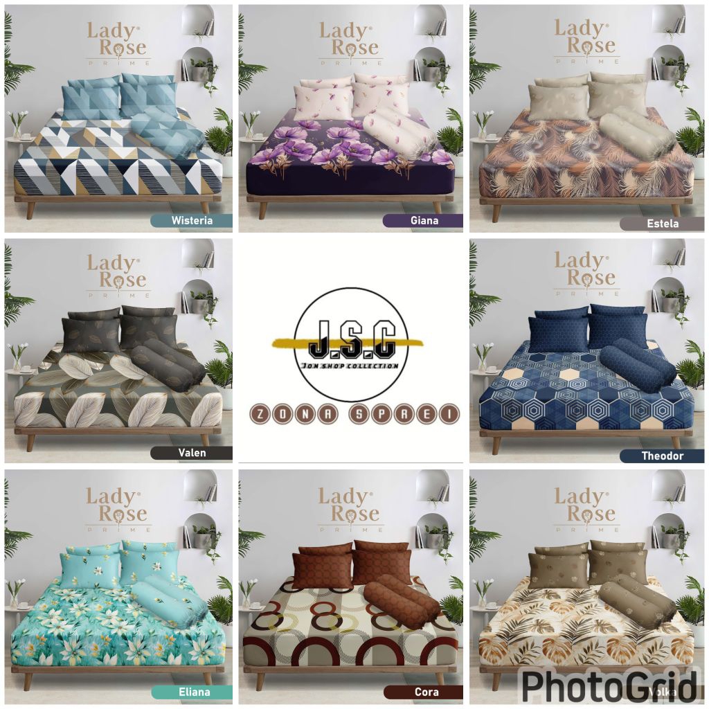 Sprei ukuran 140x200 tinggi 30cm/ Sprei lady rose ukuran 140x200 tinggi 30cm