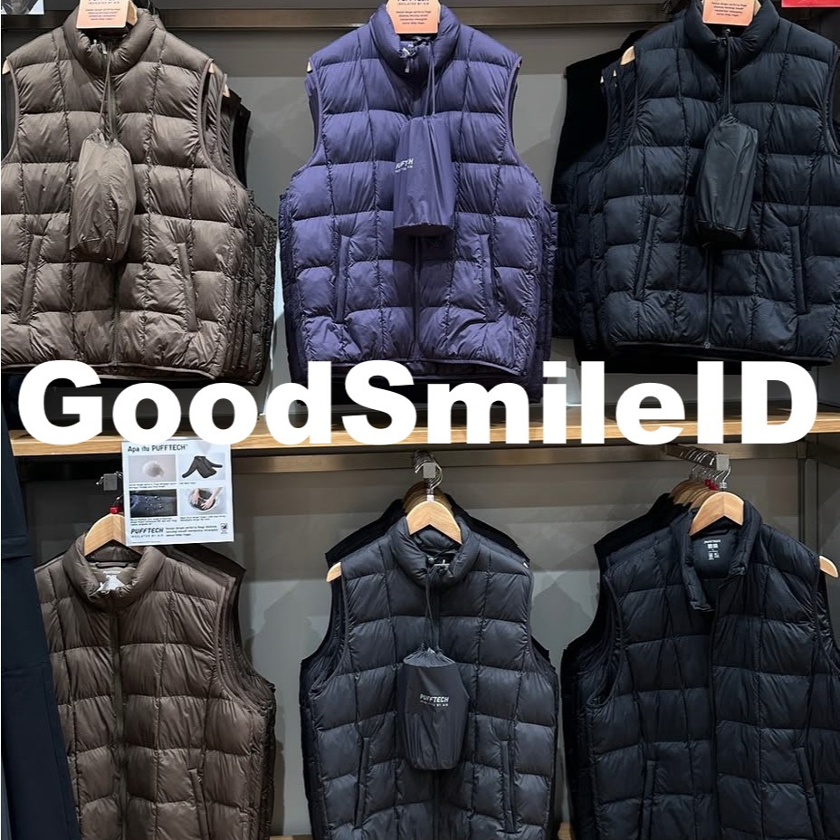 SALE Men PUFFTECH Rompi Winter Vest Down Jaket Pria JASTIP UNIQLO