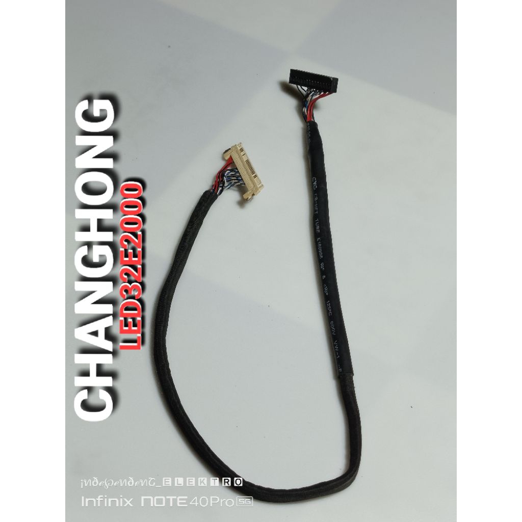 Kabel LVDS Tv changhong LED32E2000 32E2000