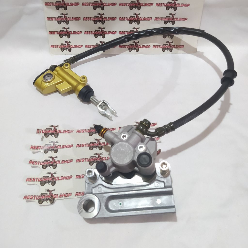 REM SET CAKRAM BELAKANG KLX PNP RODA KLX KOMPLIT SET REM SET BELAKANG KLX 150 BF DTRACKER FUL SETR