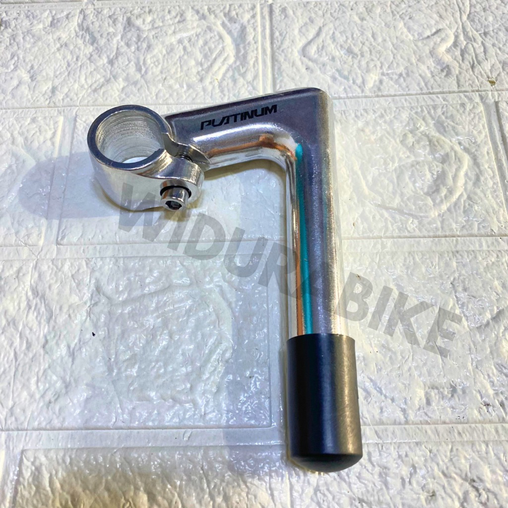 Stem Platinum Bangau sepeda balap jadul Stem balap platinum Standard 22,2 MTB Federal Fixie Minitrek
