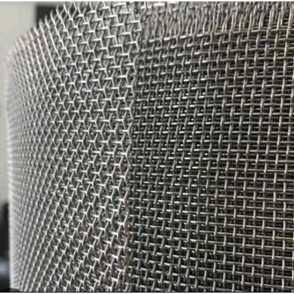 kawat wiermersh Mesh 10 Tebal kawat 0,35mm Stainless SS 316 wire mesh SS316 permeter