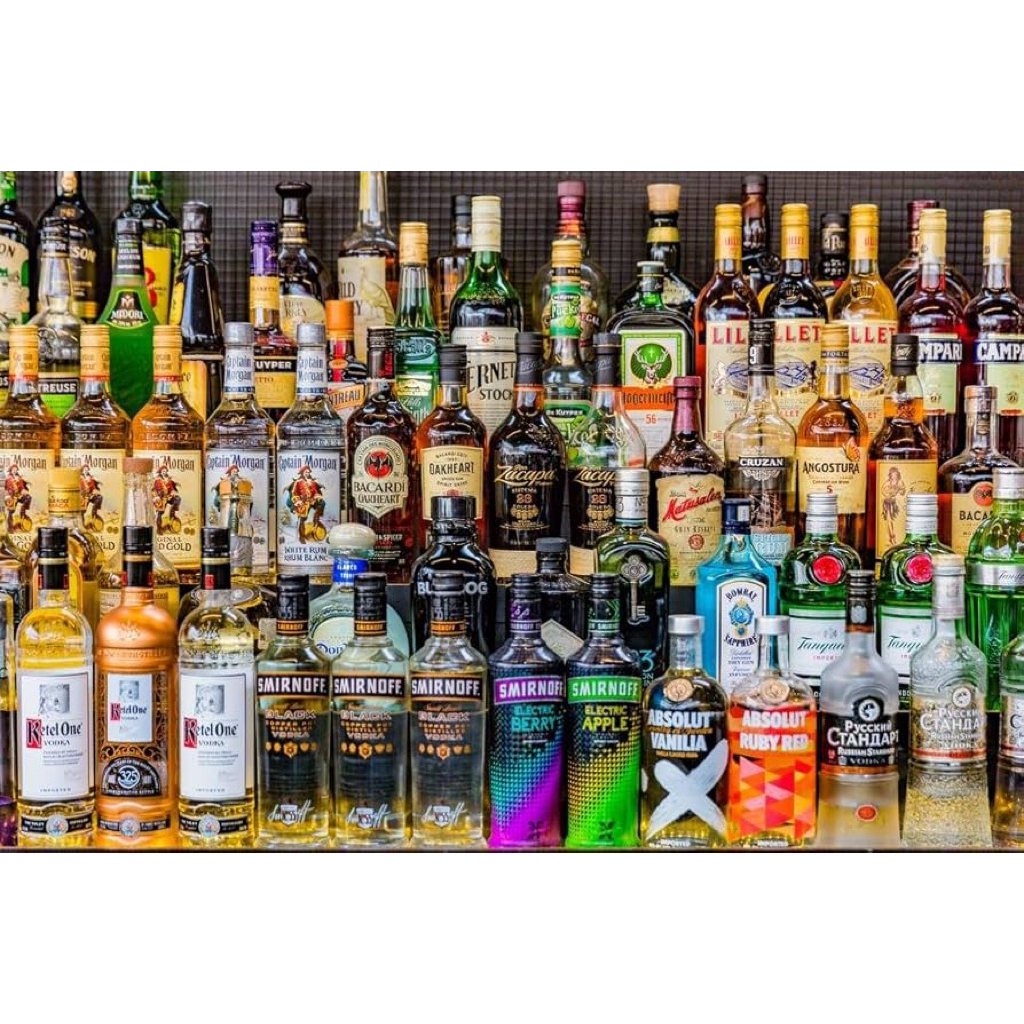 Botol Bekas Tanpa Isi Untuk Pajangan Rumah Hiasan Dekorasi Furniture Lemari Kabinet Aksesoris Alkoho