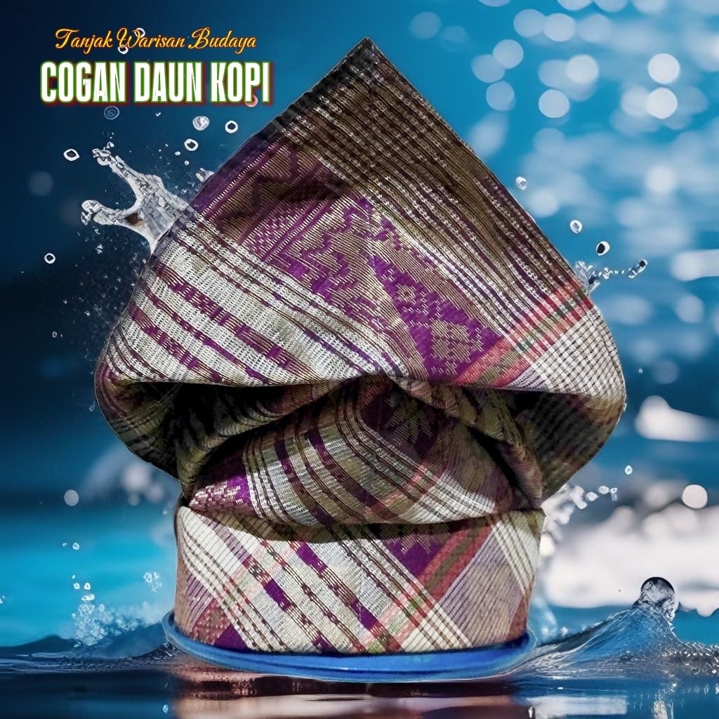 Tanjak Warisan Melayu Full Songket Kualitas Premium
