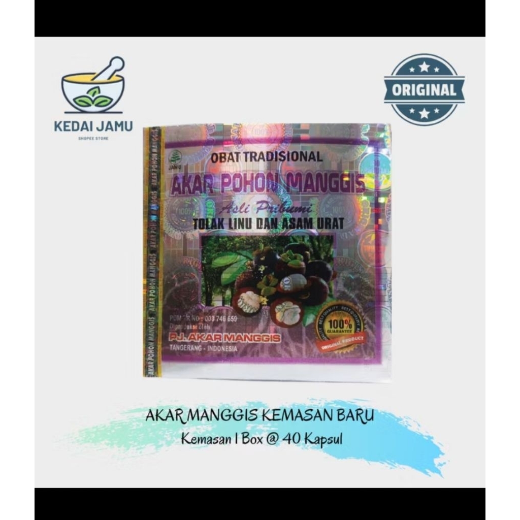 akar pohon manggis asam urat herbal