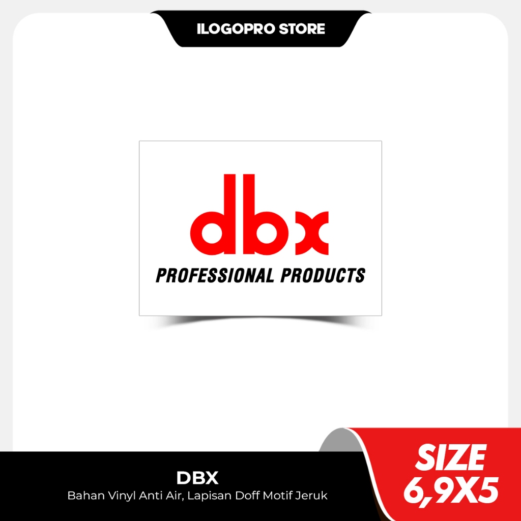 Stiker Sound System (BIJIAN) - DBX PROFESSIONAL PRODUCT