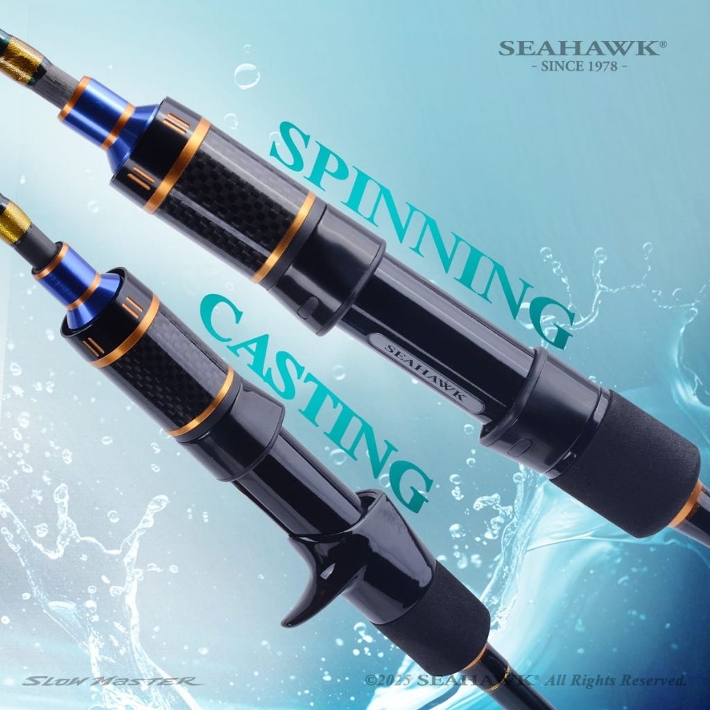 Joran Spinning dan OH(Over Head) Jigging Seahawk SLOW MASTER PE1-3 2-4 dan 3-6 632S