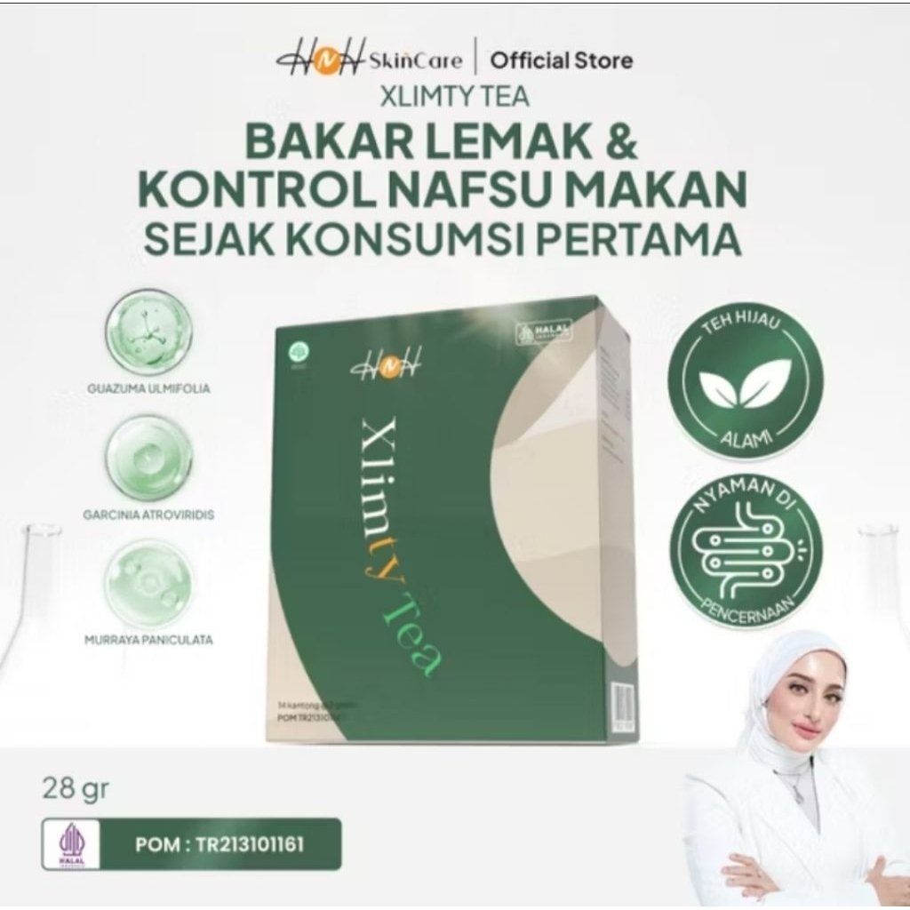 HnH skin care xlimty tea 1box isi14 by dr.Kamila Jaidi