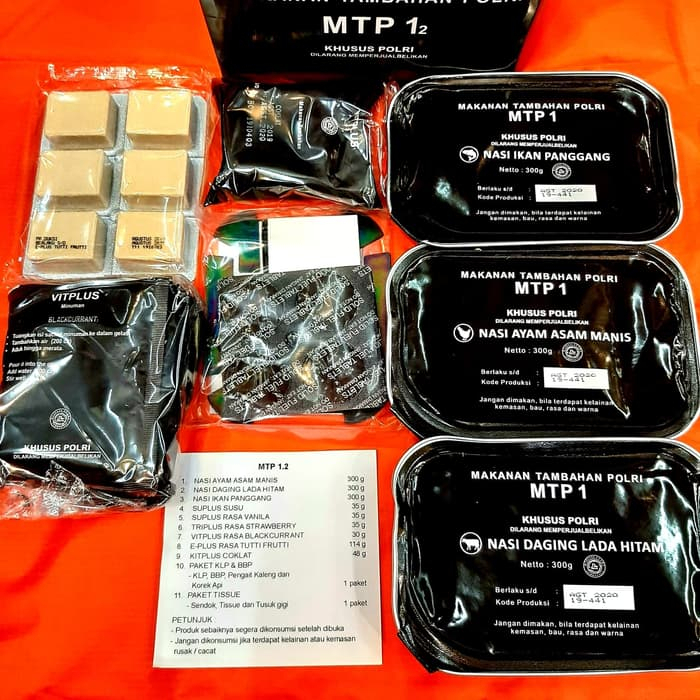 MAKANAN SURVIVAL RANSUM TNI NARAGA PLUS SIAP SAJI
