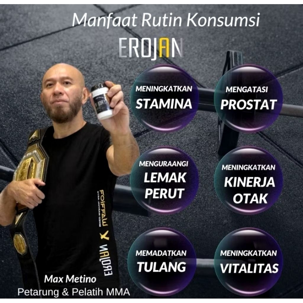 Erojan Herbal Pria 60 pcs Original