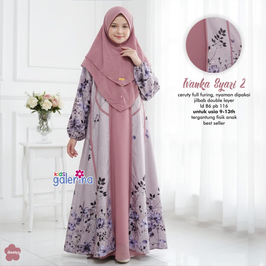 IVANKA SYARI TEEN KIDS GAMIS ANAK REMAJA TERBARU