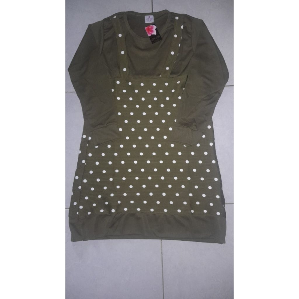 Tunik Remaja Motif Polka