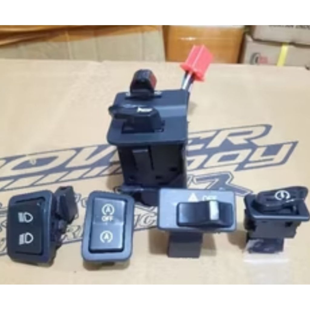 Saklar holder kiri kanan set komplit Fazzio Freego Mio Gear Gir Grand Firano