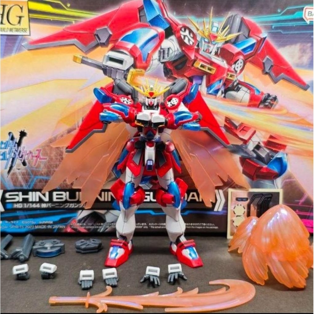 Hg Shin Burning Gundam Bandai