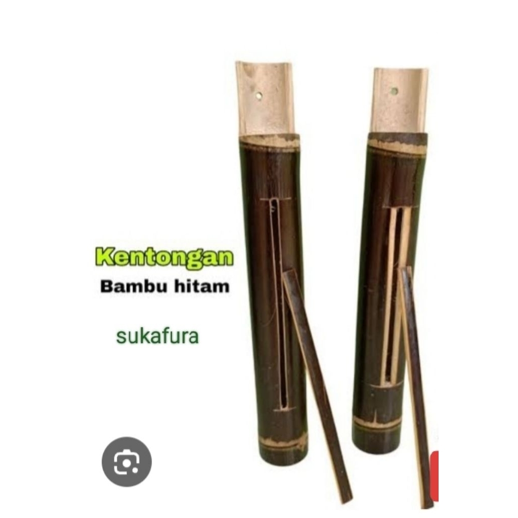 kentongan bambu hitam