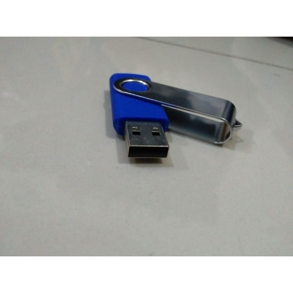 FDPL11 Usb Flash disk Putar Logam 4 gb  Metal Swivel Flash Drive Flash Disk 4GB