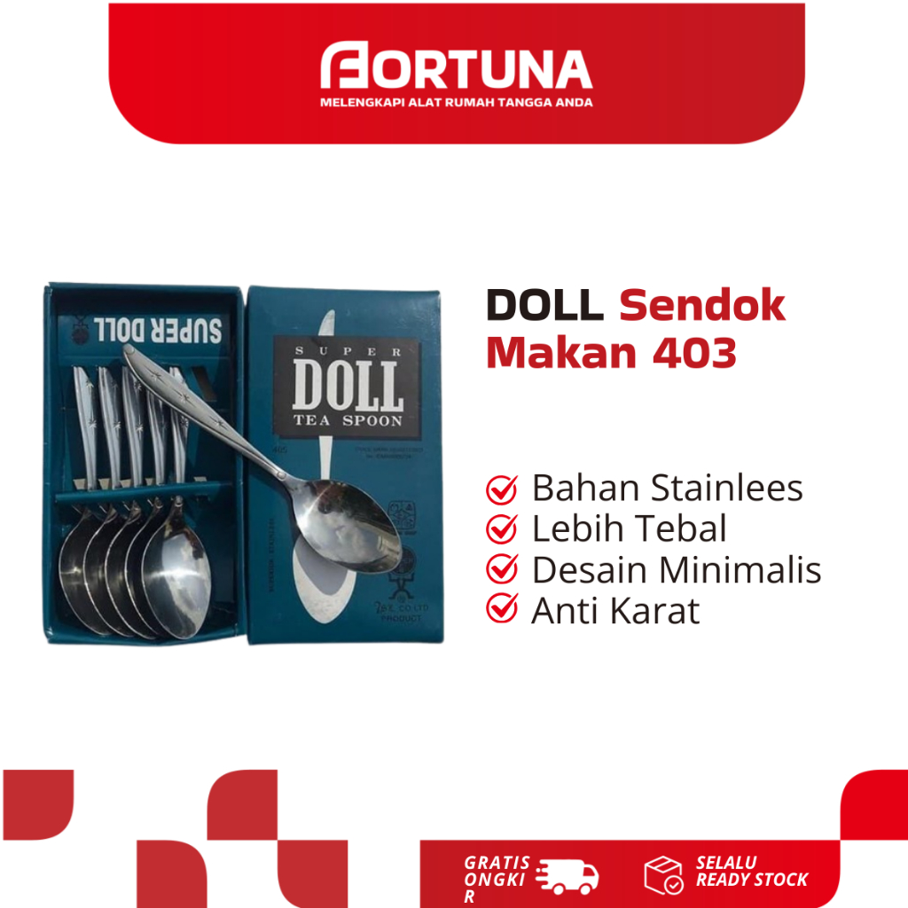 DOLL Sendok Makan 403 / Sendok Makan Stainless