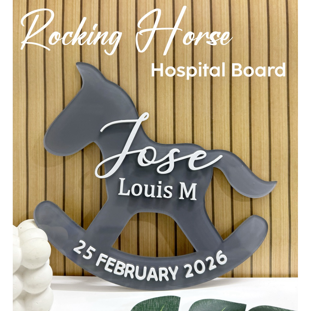 ROCKING HORSE Hospital Board | Baby Hospital Board | Shio Kuda 2026