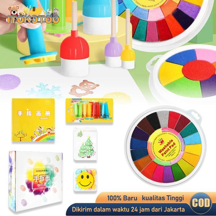 Finger Painting Untuk Anak Set Drawing Craft Set Gift Box Set Kids