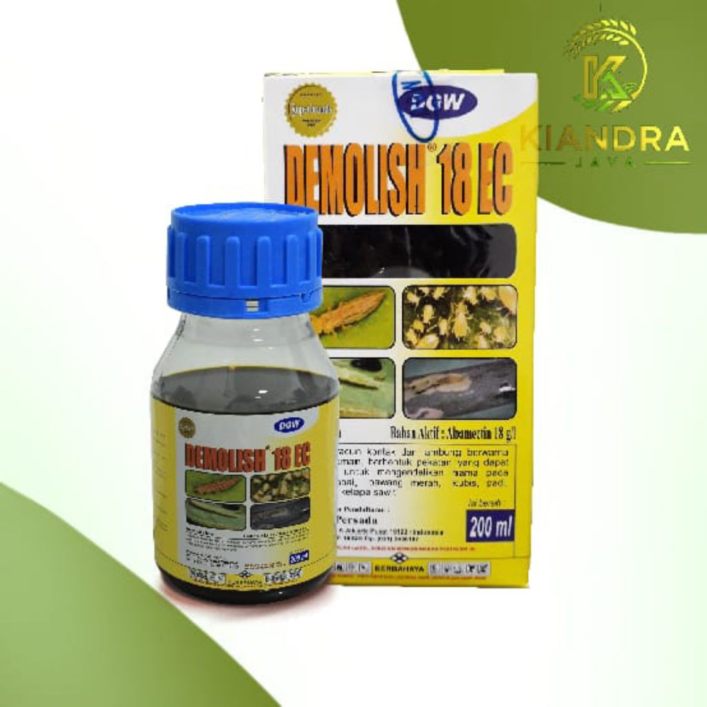 INSEKTISIDA DEMOLISH 18EC ISI 100ML 250ML ( OBAT SERANGGA/ULAT, KUTU, TUNGAU DLL)
