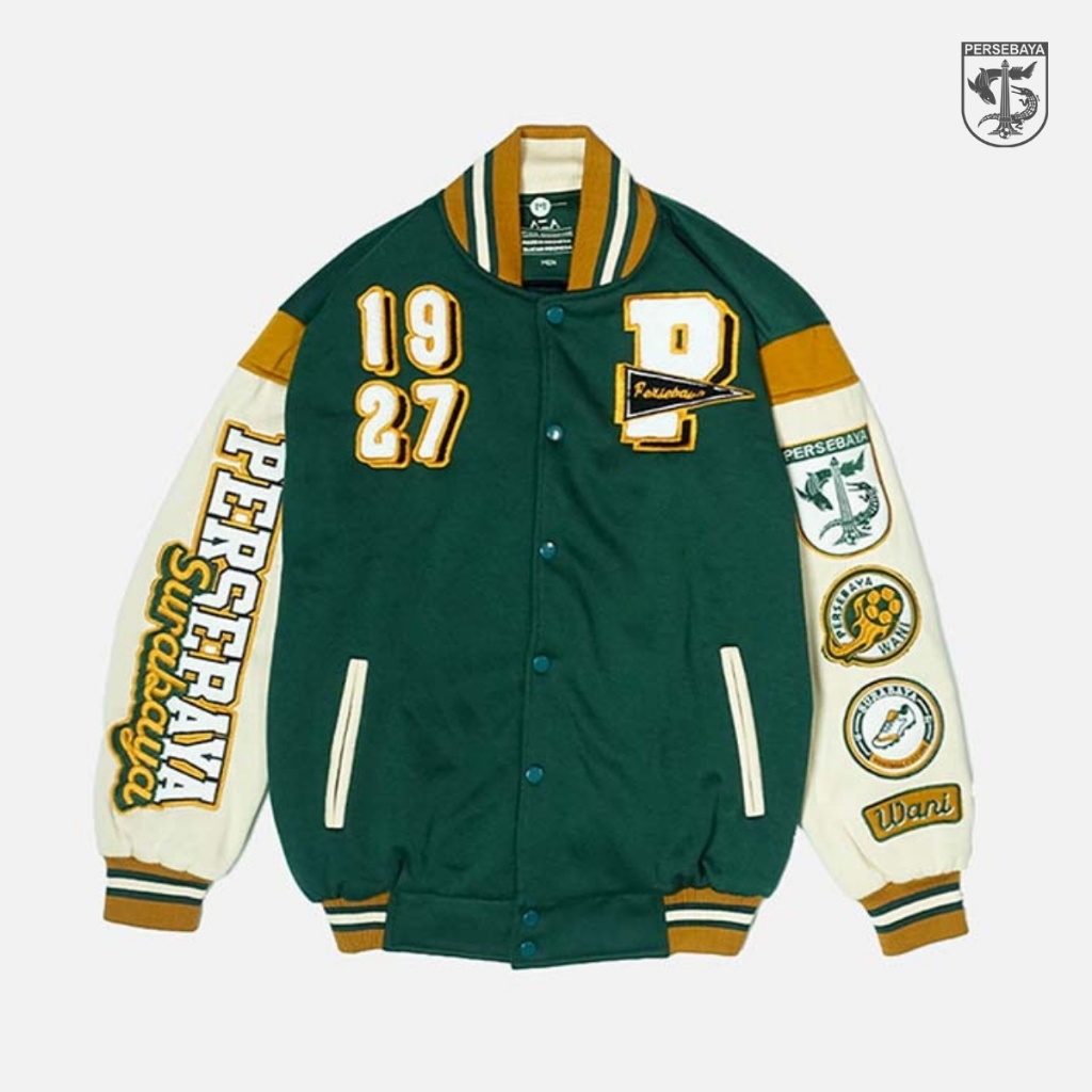 Jaket Varsity Persebaya 1927 - Green | Persebaya Store