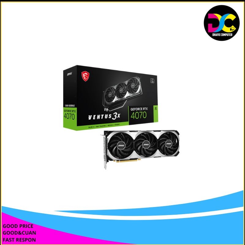 MSI GeForce RTX 4070 VENTUS 3X 12G